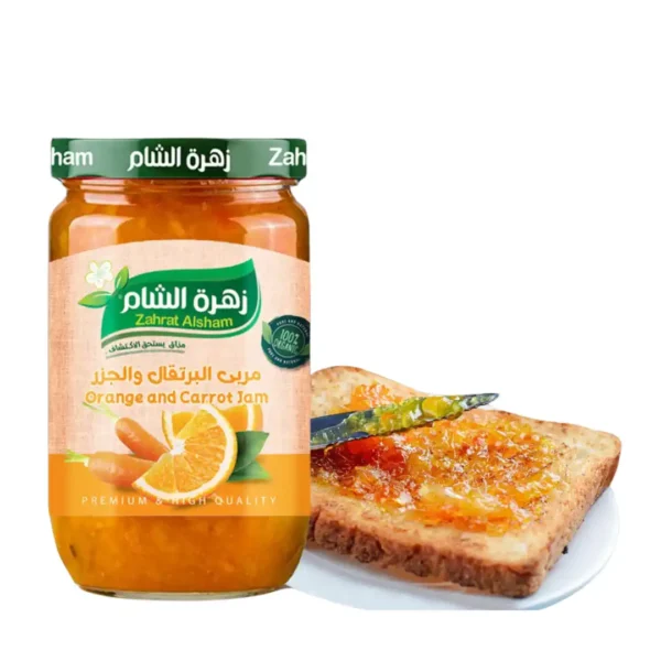 مربى برتقال وجزر :450غ*12 قطعة