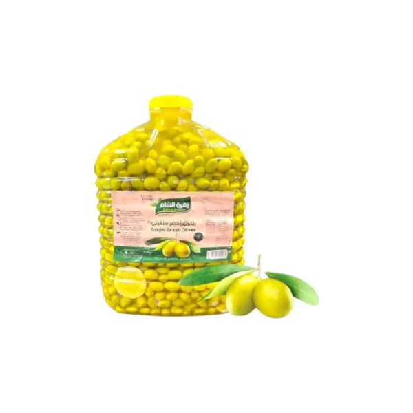 زيتون أخضر سلقيني :600غ*12 قطعة