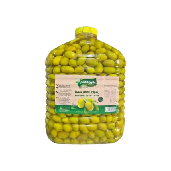 زيتون أخضر كلمتا :7كغ*1 قطعة